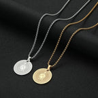 Spartan Warrior Stainless Steel Pendant Necklace