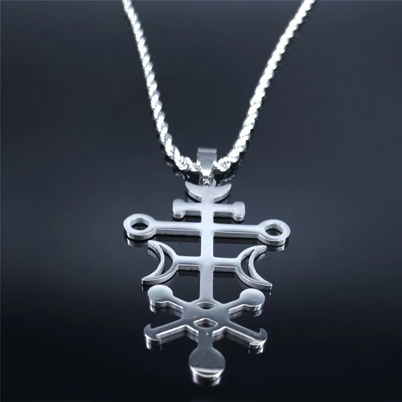 Sigil of Lilith Demon Pendant — Stainless