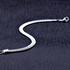 Snake Chain Link Bracelet 6mm — 316L Stainless Steel, 18cm & 20cm