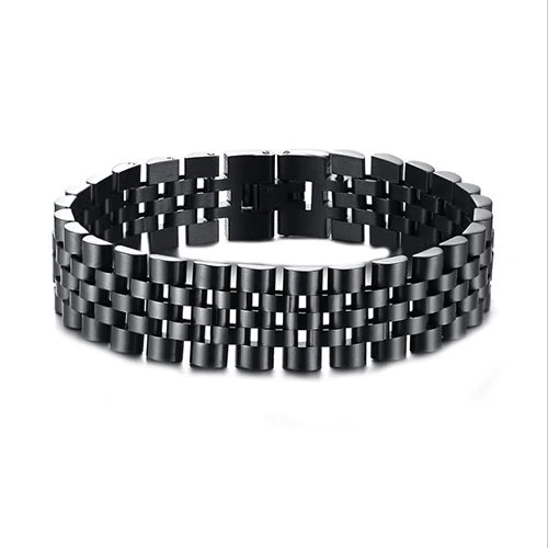 Personality Stainless Steel Chain Bracelet Men's Unique Classic Motorcycle Rider Punk Wind Bracelet Boy Fashion Christmas Gift