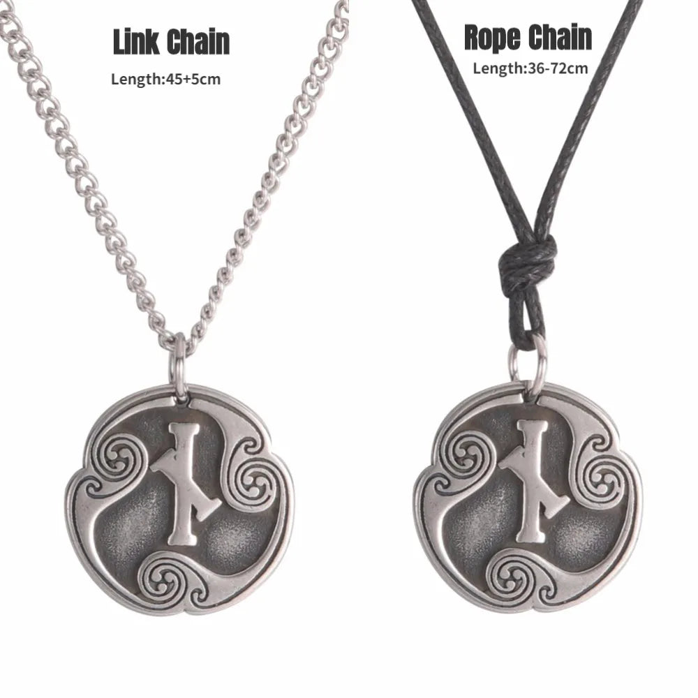 24 Viking Runes Amulet Pendant Set — Stainless Steel