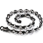 11MM Thick Black Stainless Steel Chains Necklaces for Man 63CM 24.8" Heavy Metal Link Chain Necklace For Men Mens