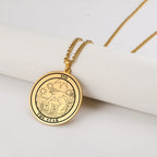 Tarot Card Pendant Necklace — Stainless Steel