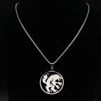 Werewolf Wolf Pendant — Silver Stainless