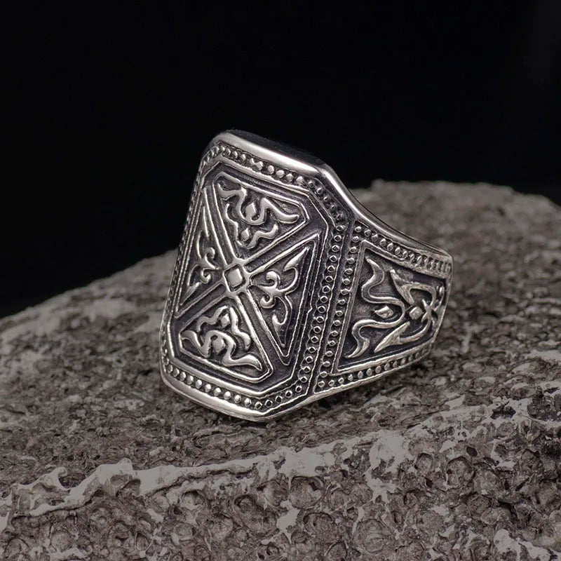 Valily Stainless Steel Men's Ring Fashion Biker Band Rings Jewelry Party gift Jewelry