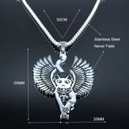 Egyptian Bastet Cat Pendant — Stainless
