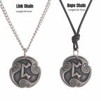 24 Viking Runes Amulet Pendant Set — Stainless Steel