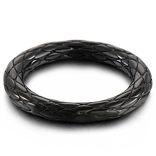 Vintage Stainless Steel Ring For Men Women Men's Finger Rings Gold Color Engraveable Wedding Band Man Titanium Rocker