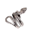Fashion Retro Snake Ring Hip Hop Rock Men And Women Jewelry Adjustable Opening Ring