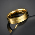 Letdiffery Hot Sale Groove Rings Black Blue Punk Stainless Steel Midi Rings For Men Charm Women Jewelry Dropshipping Wholesale