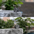 Fashion Viking Rune Pattern Bear claw Celtic knot Ring Stainless Steel Mens Punk Jewelry BR8-739