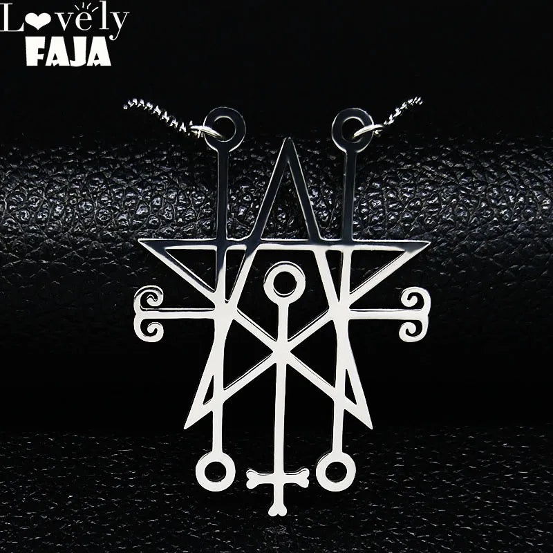 Astaroth Sigil Pendant — Stainless Steel
