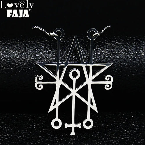 Astaroth Sigil Pendant — Stainless Steel