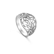 Vintage Celtic Knot Ring — Stainless Steel Geometric