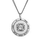 Key of Solomon Pentacle Pendant — Stainless Steel