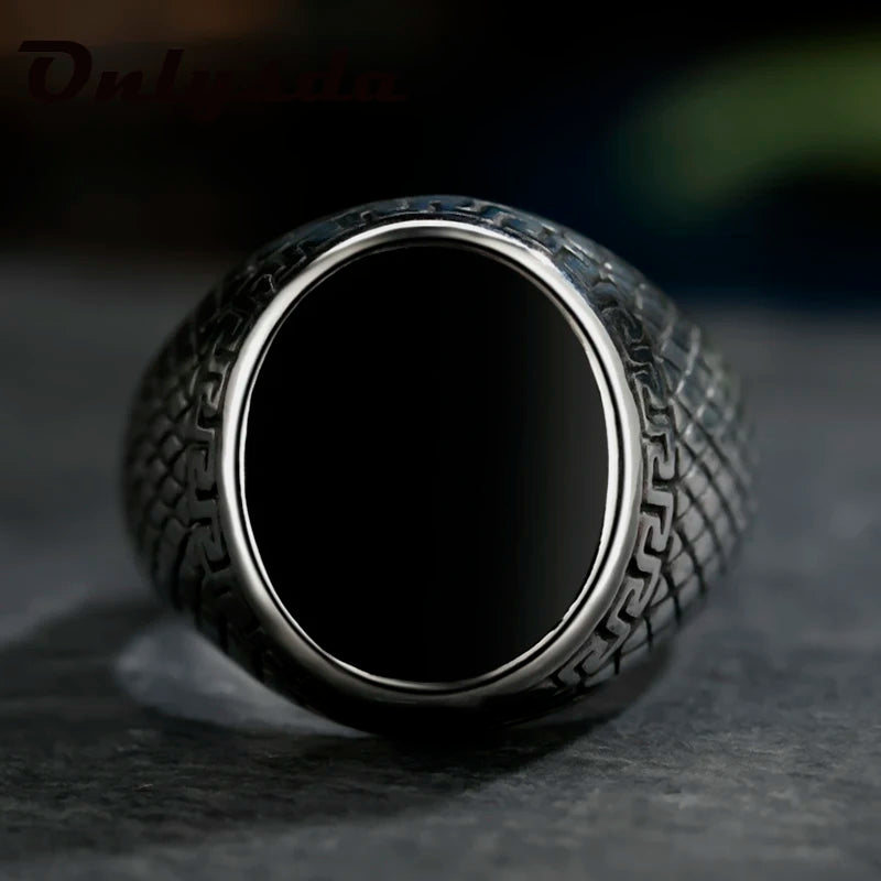 Smooth Round Wedding Ring for Men — 316L Stainless Steel
