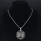 Sigil Lucifer Paimon Pendant Necklace — Stainless Steel
