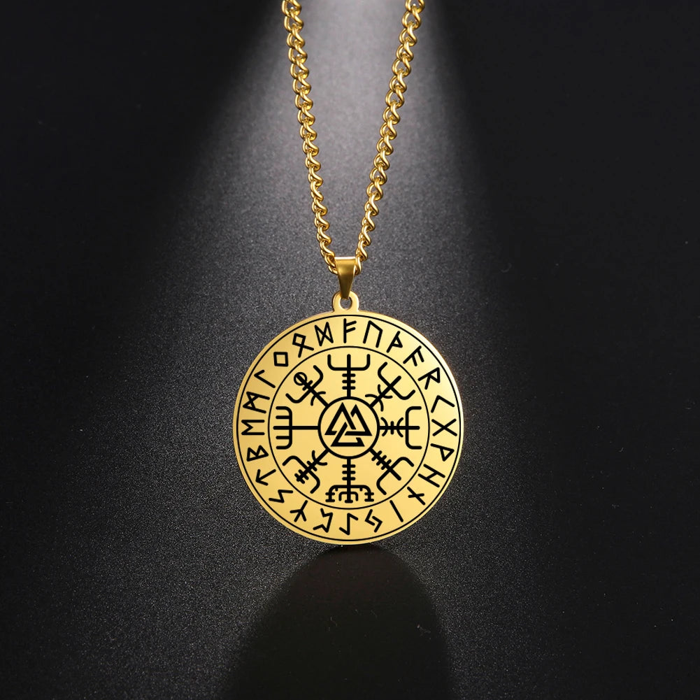 Archangel Sigil Pendant Necklace — Stainless Steel