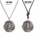 24 Viking Runes Amulet Pendant Set — Stainless Steel