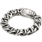 Polished Solid Stainless Steel Man Bracelet Fashion Men's Bracelets Friendship On Hand Jewelry Accessories Gifts