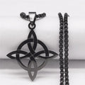 Knot Gold Chain Witchcraft Witch's Geometry Long