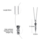 Tibetan Buddhist Vajra Pendant — Stainless
