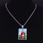 Archangel Pendant Necklace — Stainless Steel