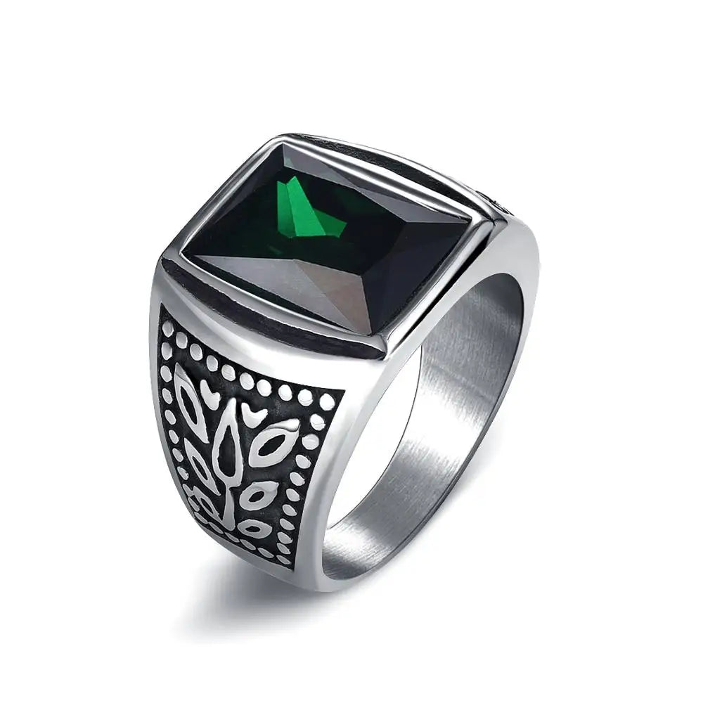 Smooth Signet Ring — Stainless Steel