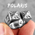 Vintage Gothic Flower Stainless Steel Mens Open Rings Punk Unique for Women Boyfriend Biker Jewelry Creativity Gift