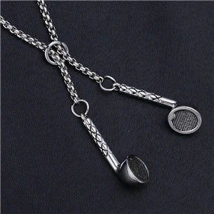 Fashion Vintage Charm Razor Blades Necklaces Men Jewelry Hip Hop Bergamot Pendant for Men