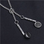 Fashion Vintage Charm Razor Blades Necklaces Men Jewelry Hip Hop Bergamot Pendant for Men