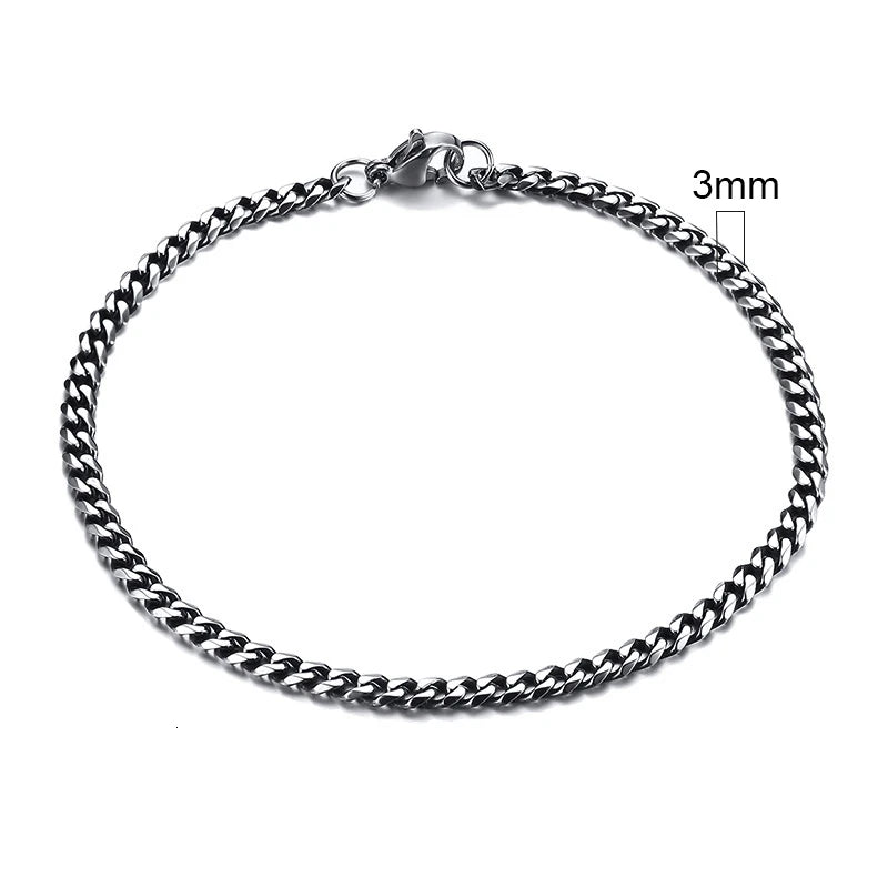 Chunky Curb Chain Bracelet 11mm — Stainless Steel