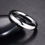 Minimal Dome Ring — Stainless Steel