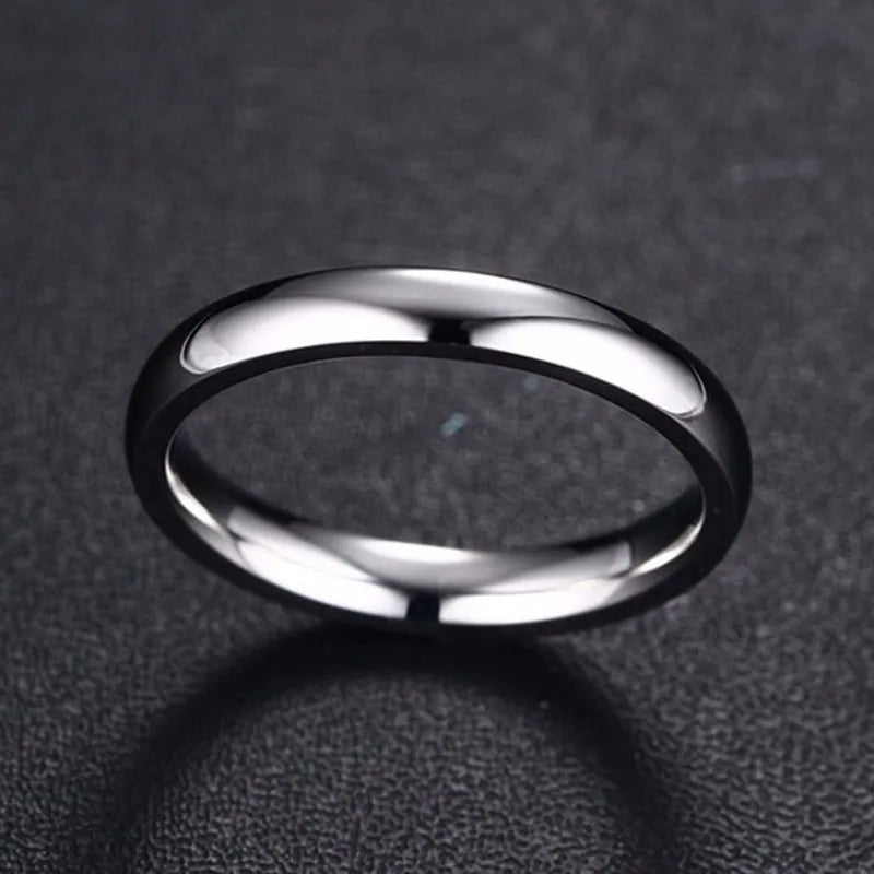 Minimal Dome Ring — Stainless Steel