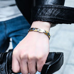 Men Fashion Bracelets High Polished Tungsten Male Jewelry Personalized with Healing Magnet Customized