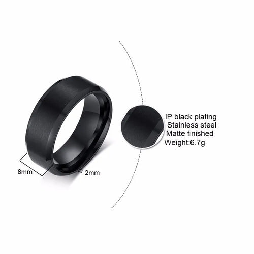 Circuit Board Pattern Laser Engraved Band — Stainless Steel