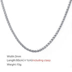 Tetragrammaton Solomon Pentagram Necklace — Stainless Steel