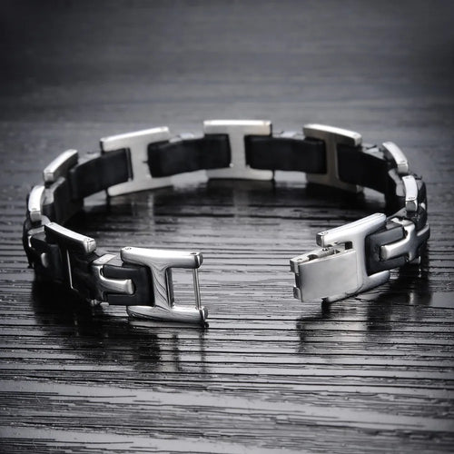 Cross Bracelet — 316L Stainless Steel