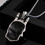 Skull Choker Pendant Necklace — Stainless 60CM