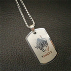 Scorpio 12 Constellations Necklace Birthday Gifts Gold Color Stainless Steel Amulet Pendant Zodiac Sign Jewelry Collier