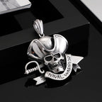 Pirate Captain Skull Pendant — Stainless Steel
