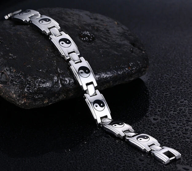 Magnetic Link Chain Bracelet — Stainless Steel