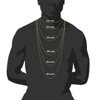 TOPGRILLZ 5MM  Iced Out Bling AAA Zircon 1 Row Tennis Chain Necklace Men Hip hop Jewelry dropshipping
