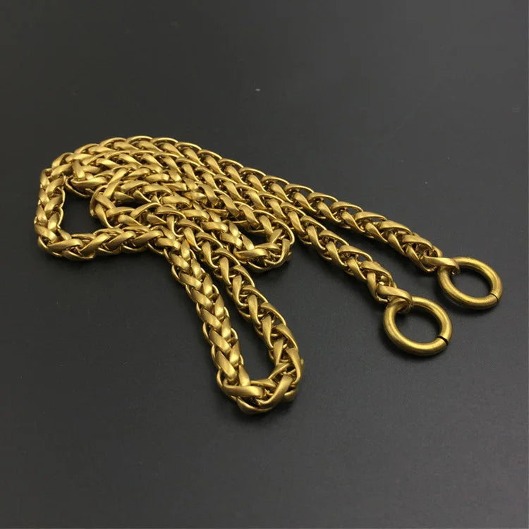 Brass Buckle Punk Waist Wallet Chain Keychain