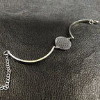 Flower of Life Silver Bracelet — Stainless Steel