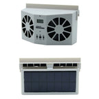 Car Window Auto Exhaust Fan Cooler Solar Powered Air Vent Cool Cooling Air Vent Conditioner Ventilator Radiator Cooling
