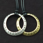 Slavic Norway Valknut with the Elder Futhark Runes Pagan Amulet Pendant Men Necklace Scandinavian Viking Jewelry