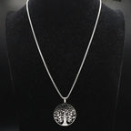 Tree of Life Pendant Necklace — Stainless Steel