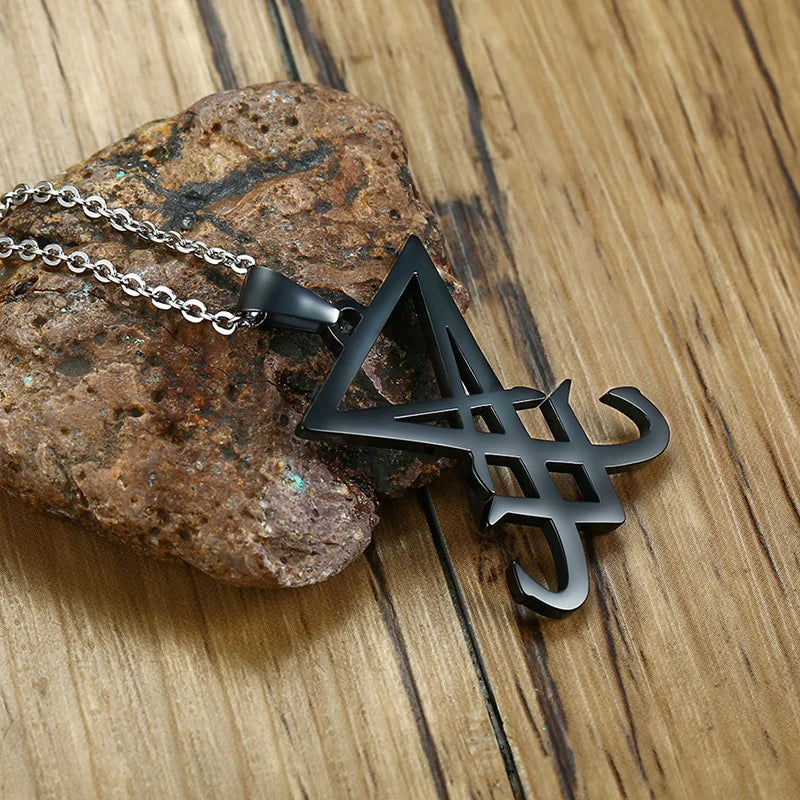 Choronzon Sigil Black Pendant Necklace