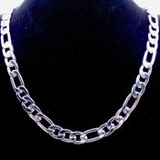 Figaro Chain Necklace for Men 10mm — Stainless Steel